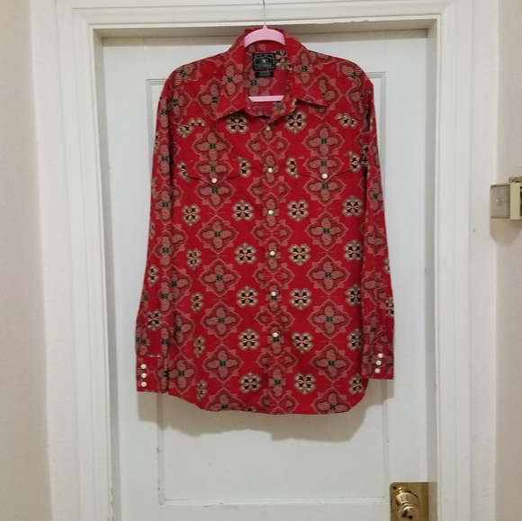 Lucky Brand Other - Lucky Brand Dungarees men's printed shirt  size L